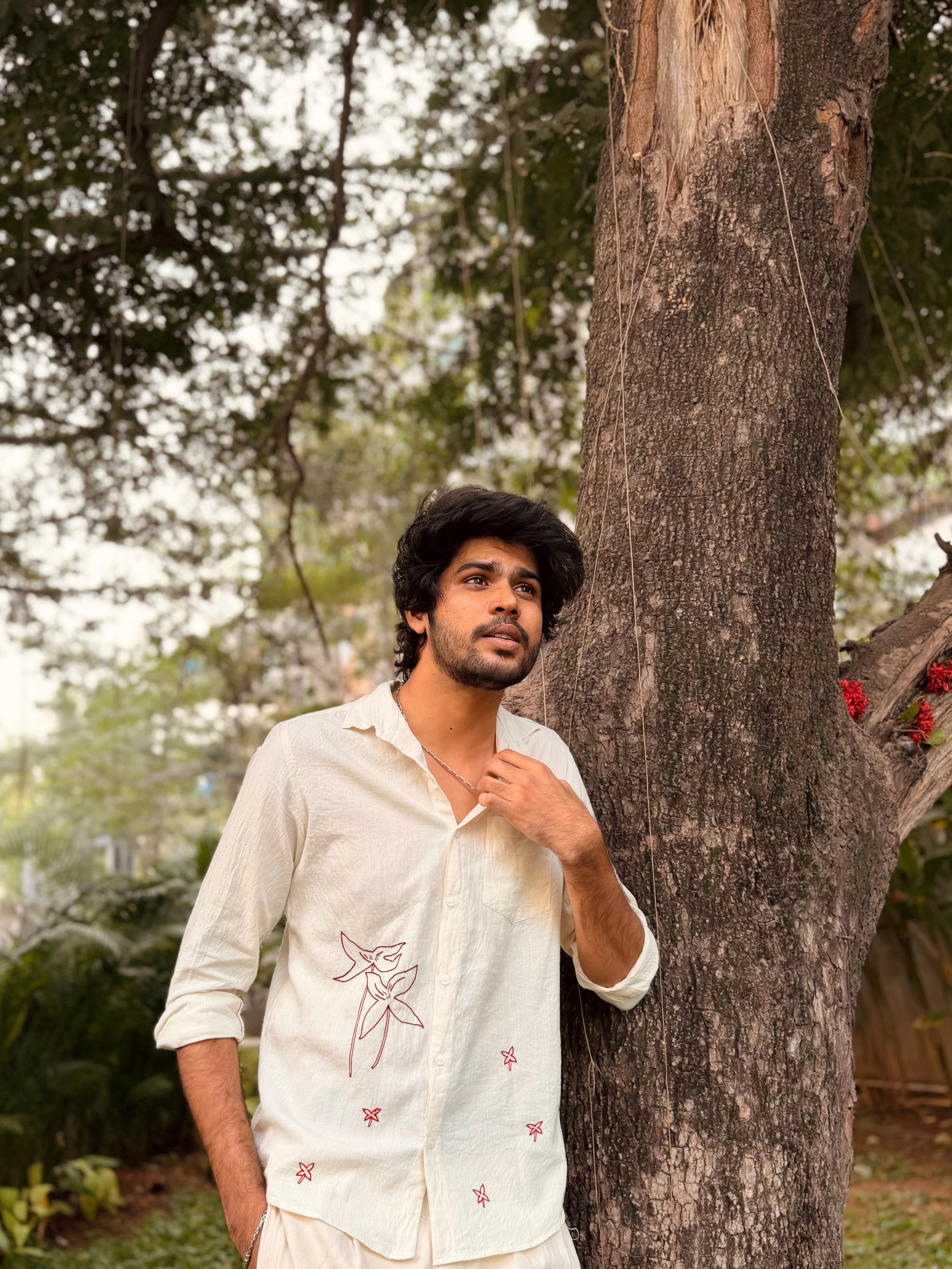 Unisex handloom cotton guttu puvu shirt