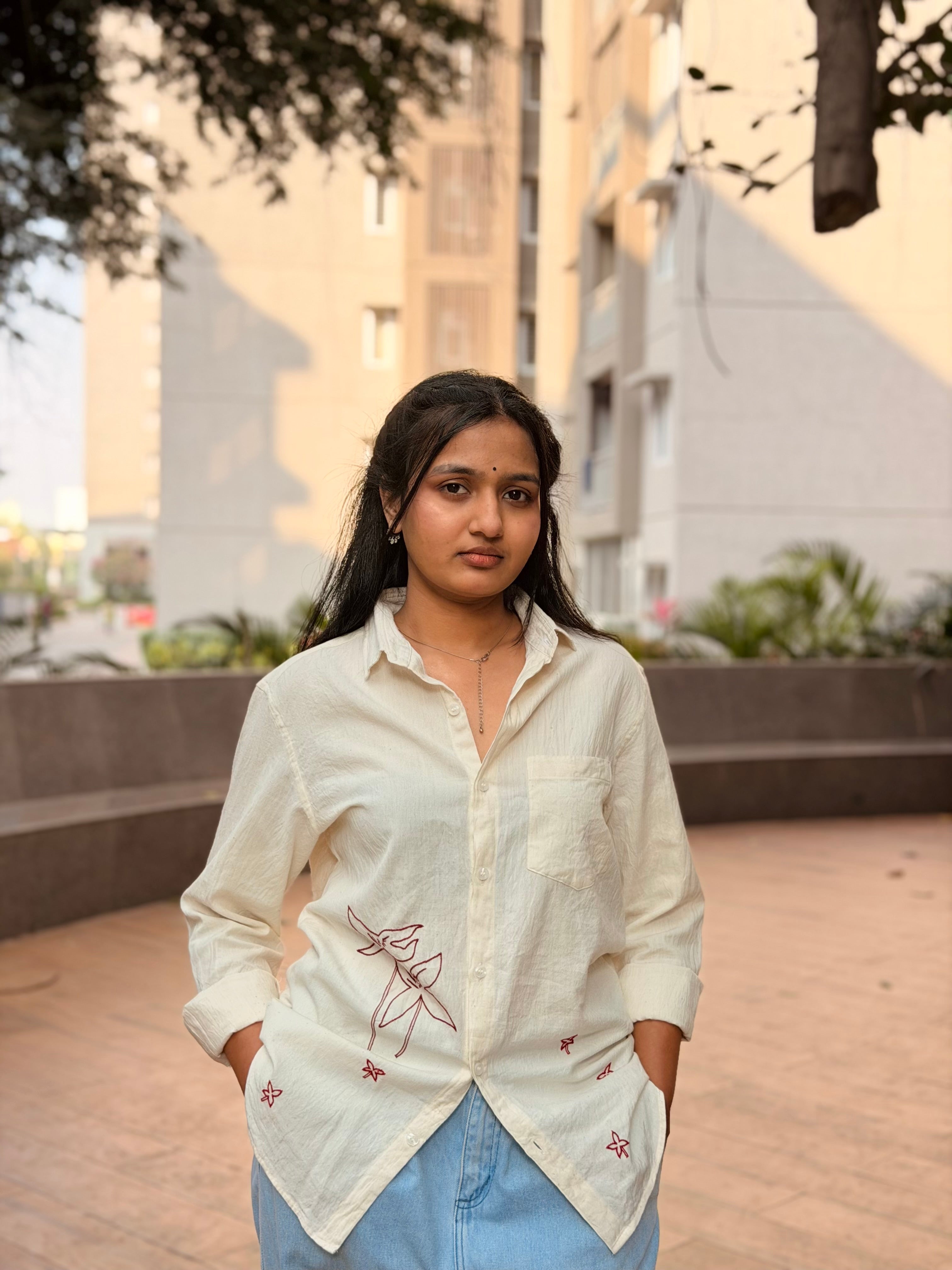 Unisex handloom cotton guttu puvu shirt